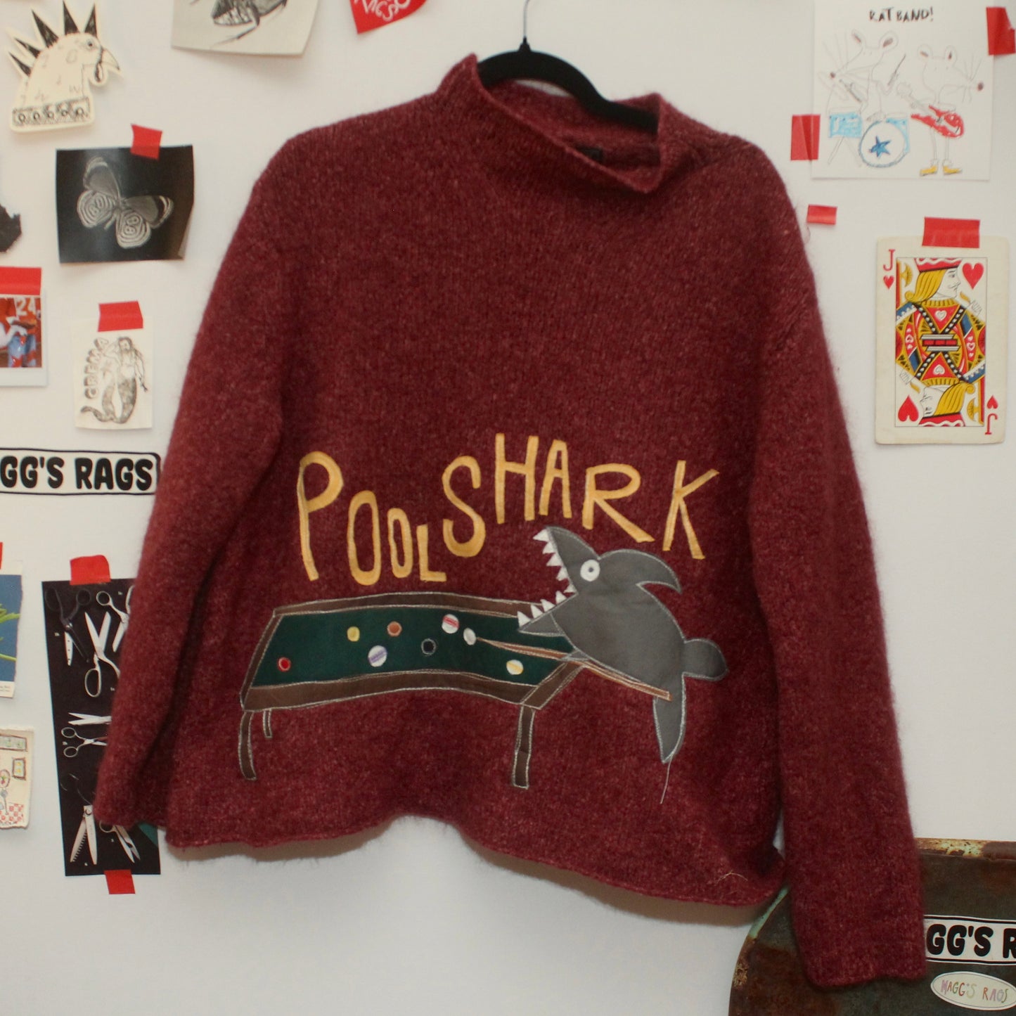Pool shark wool sweater(XL)