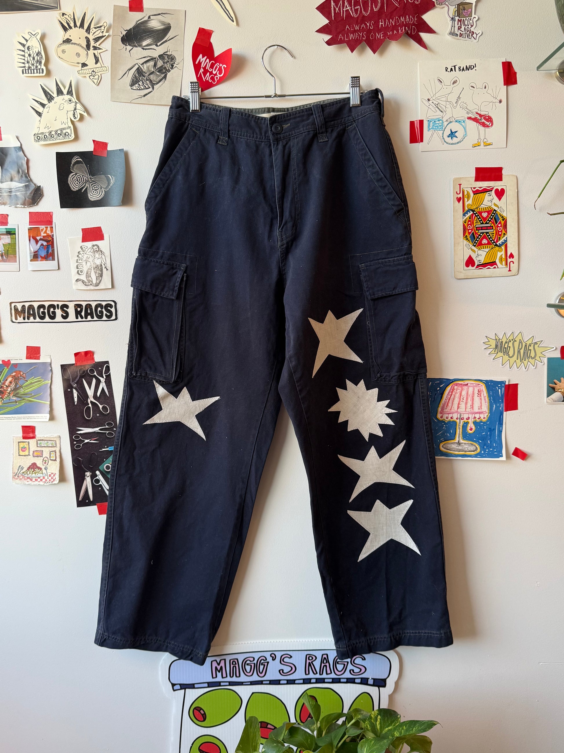 Abstract cargo pants (32x30) - Magg's Rags 