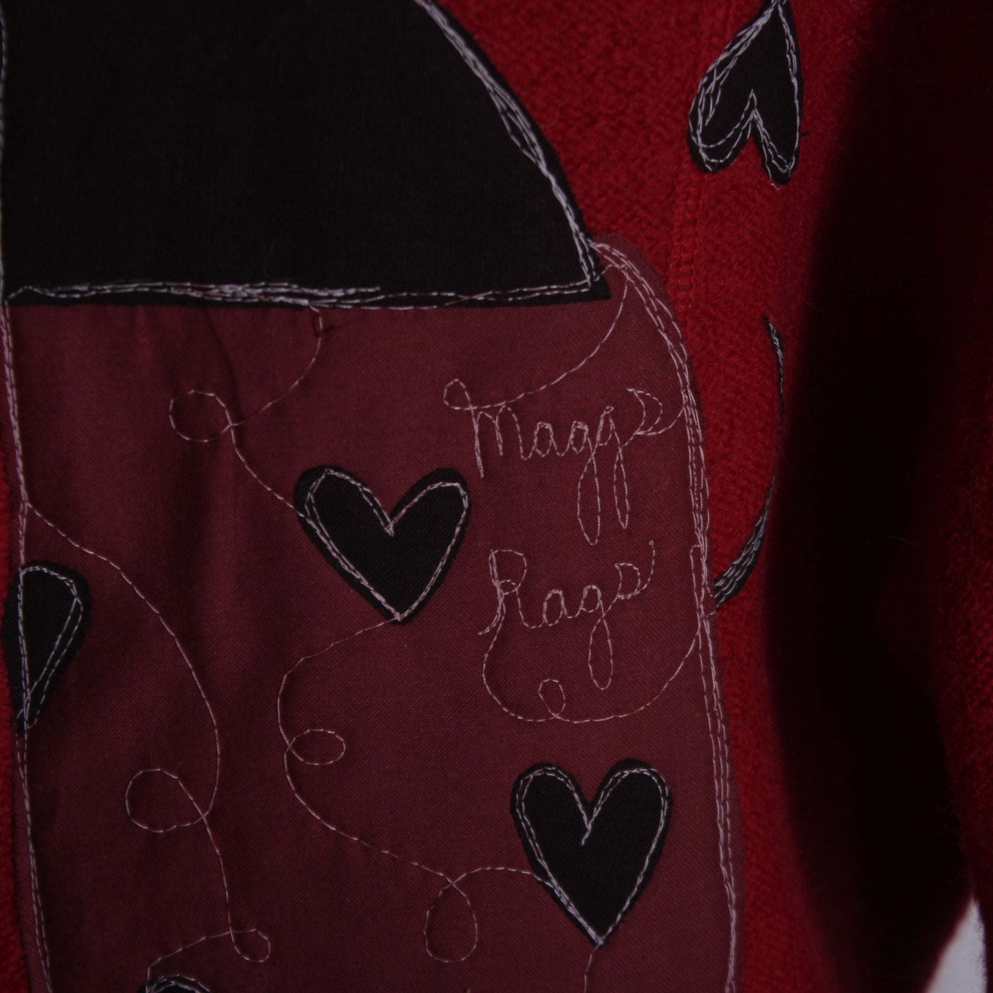 Ladybug zipup(large) - Magg's Rags 