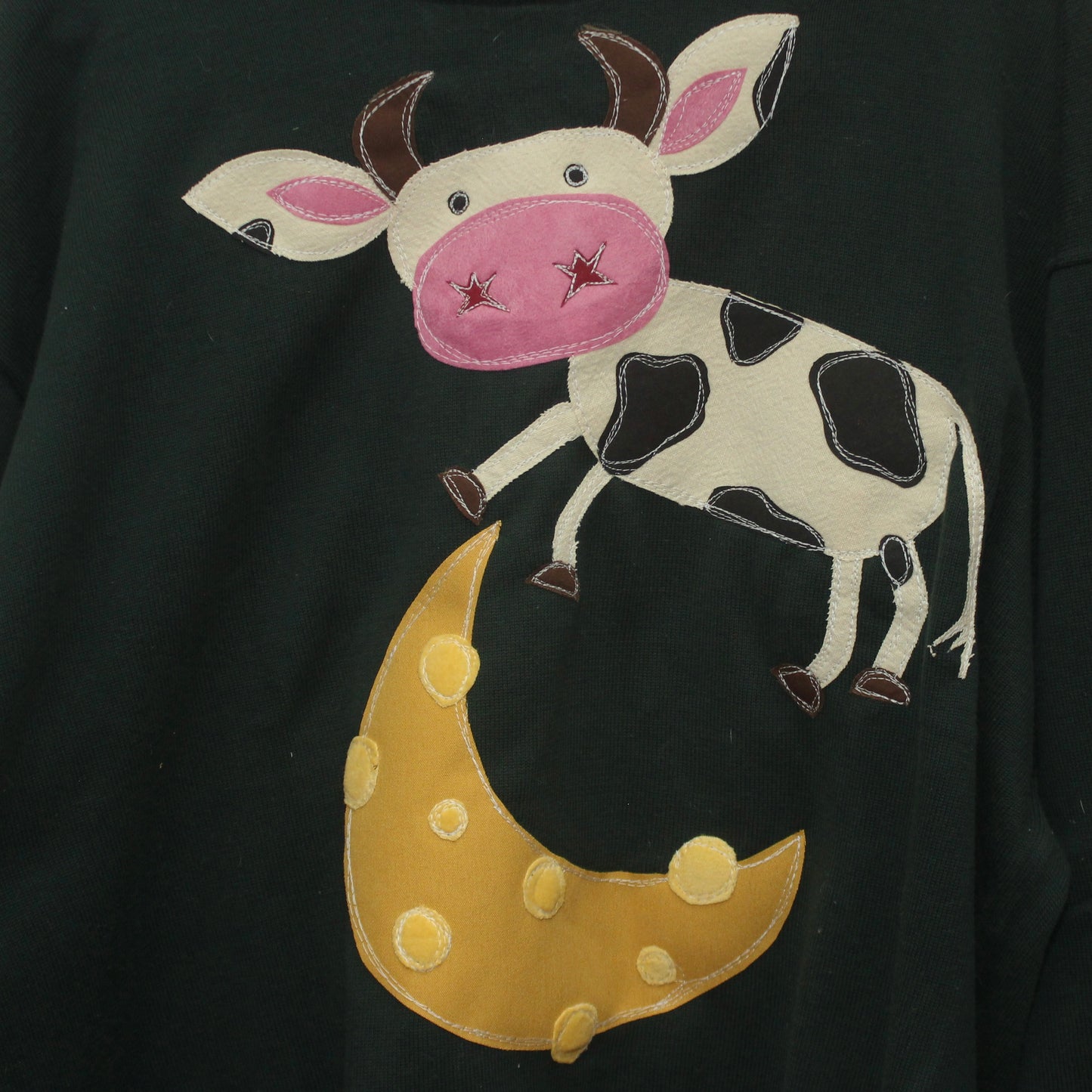The cow jumped over the moon sweater(2XL)