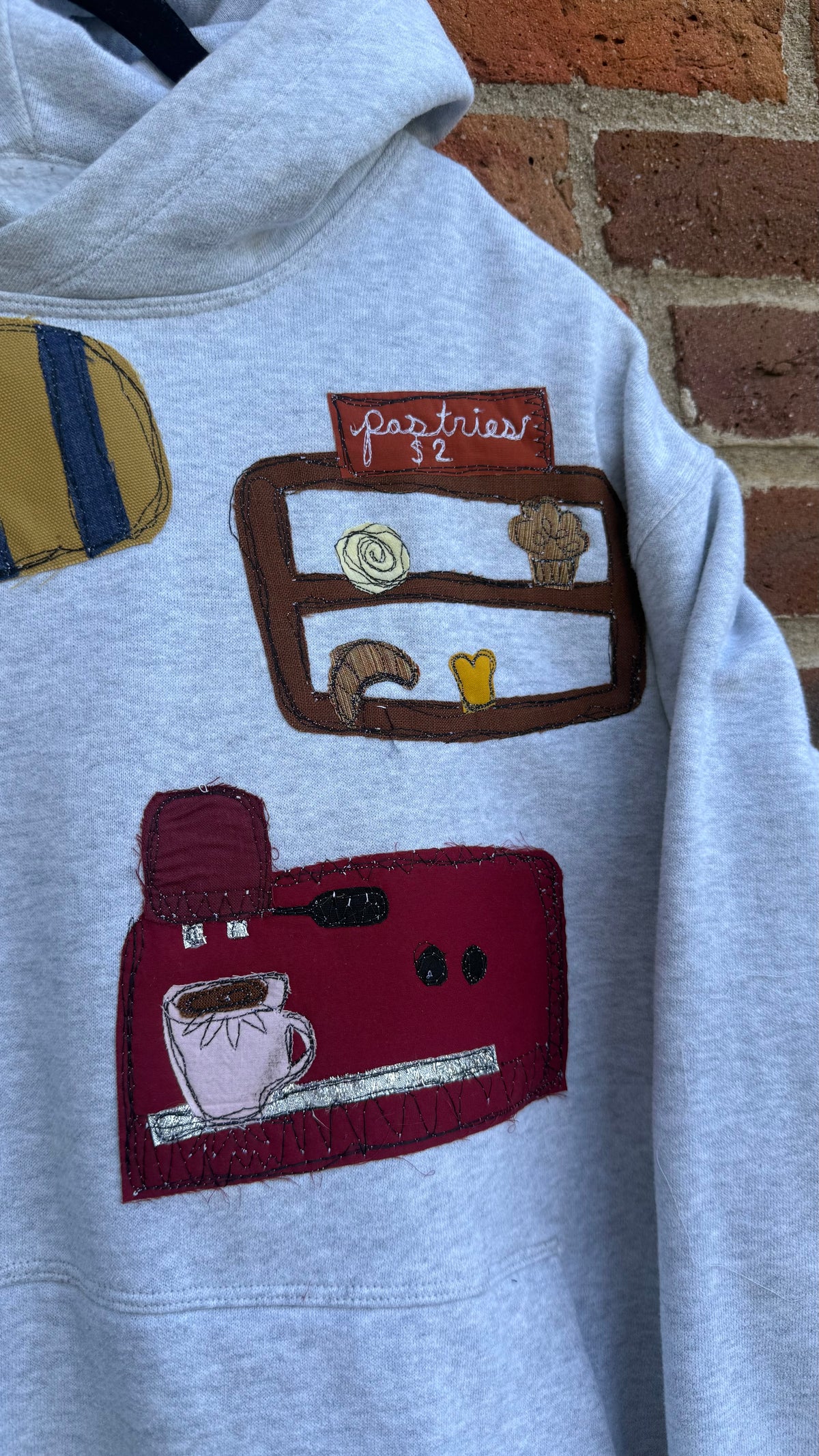 Around the cafe hoodie(large)
