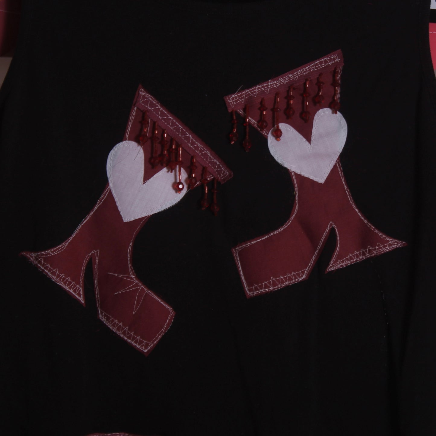 Fringey boots and tank(large) - Magg's Rags 