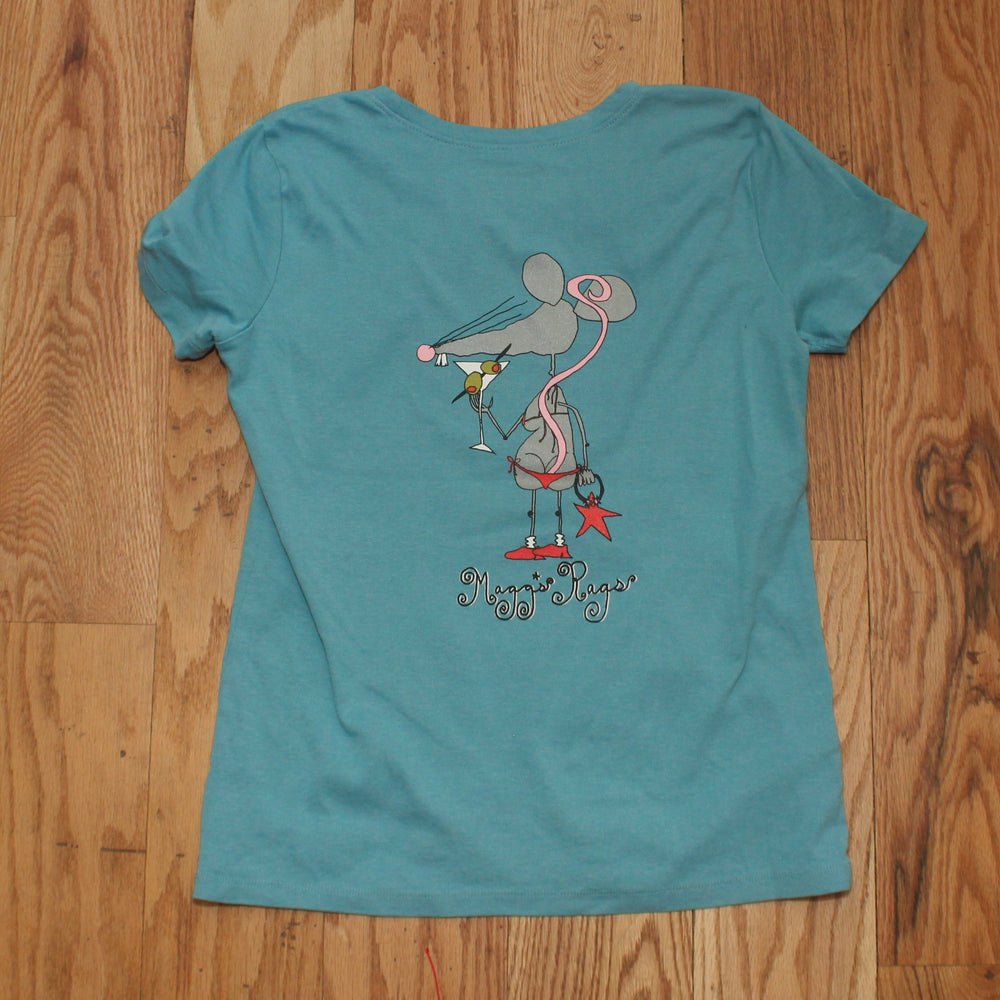 Martini rat front n’ back tee(medium)