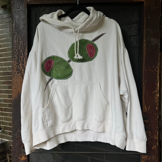 Olive skewer sweatshirt(Large)