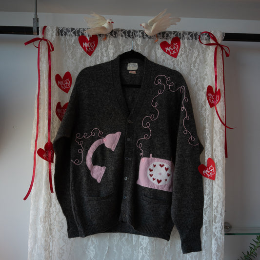 Love is calling cardigan(XL) - Magg's Rags 