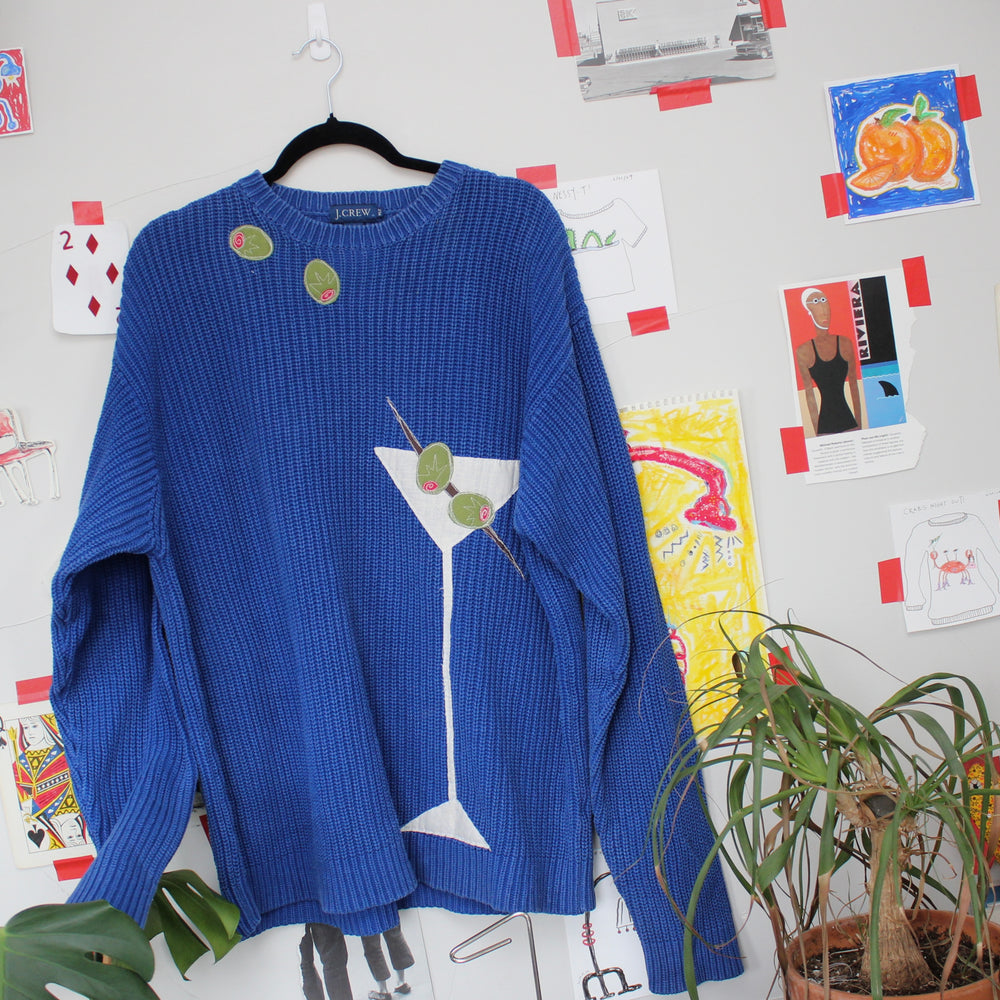 Martini n olives sweater(XL)