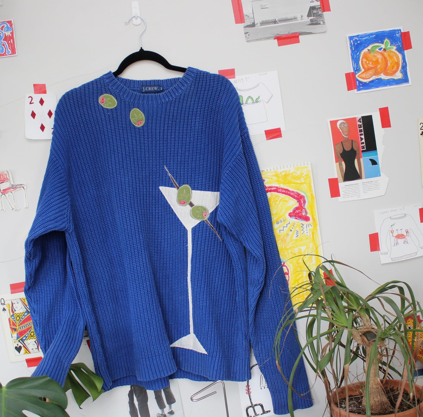 Martini n olives sweater(XL)