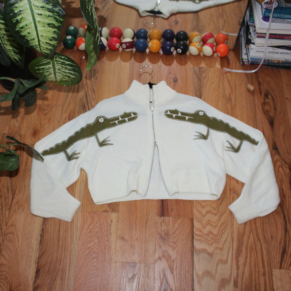 Double gator double zip sweater(medium)