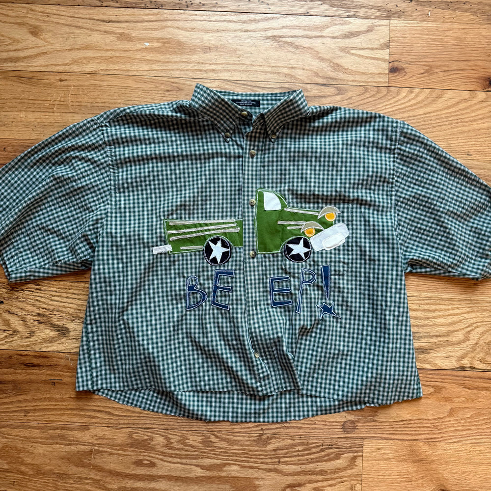 Beep truck button up(M/L)