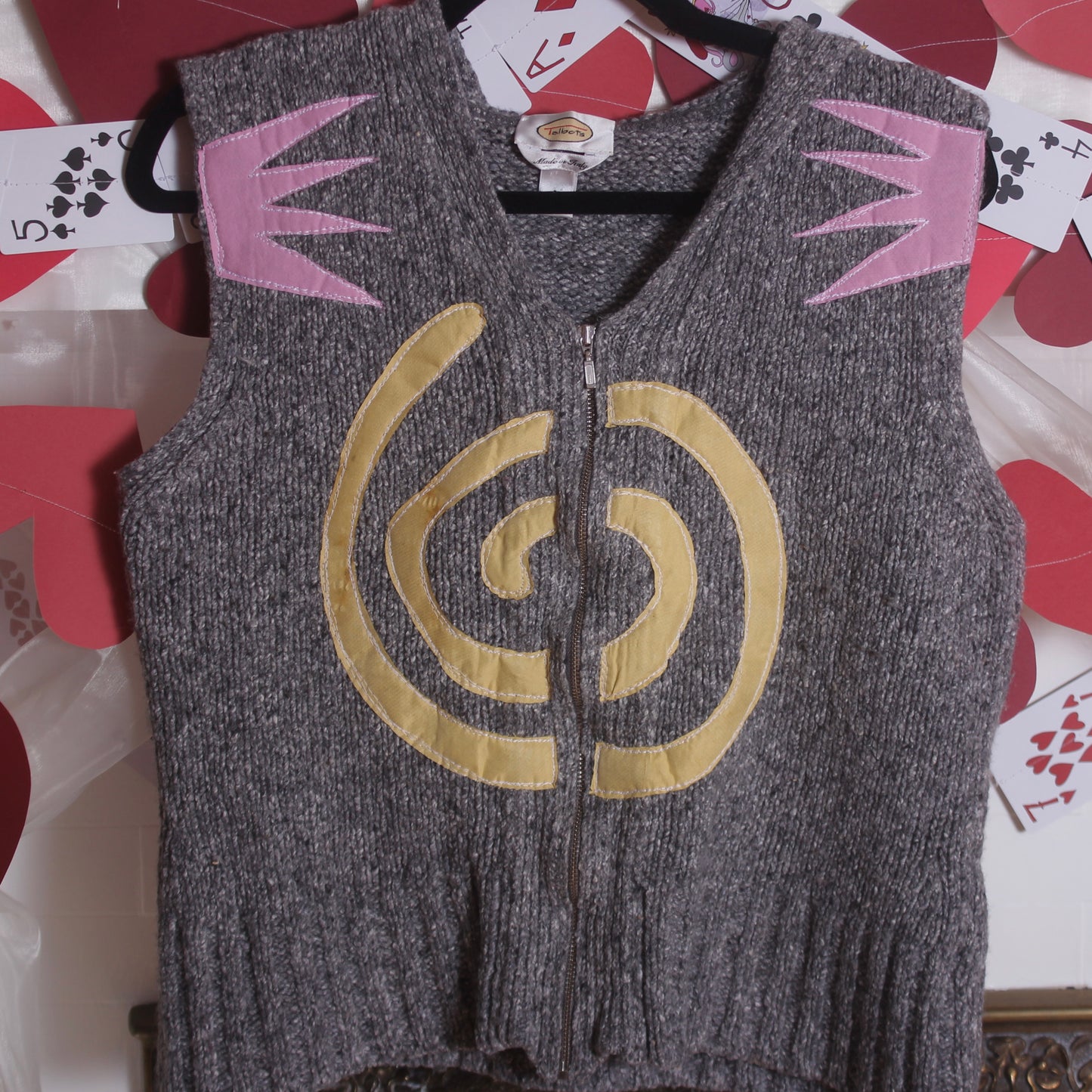 Swirl n’ spike vest(medium) - Magg's Rags 