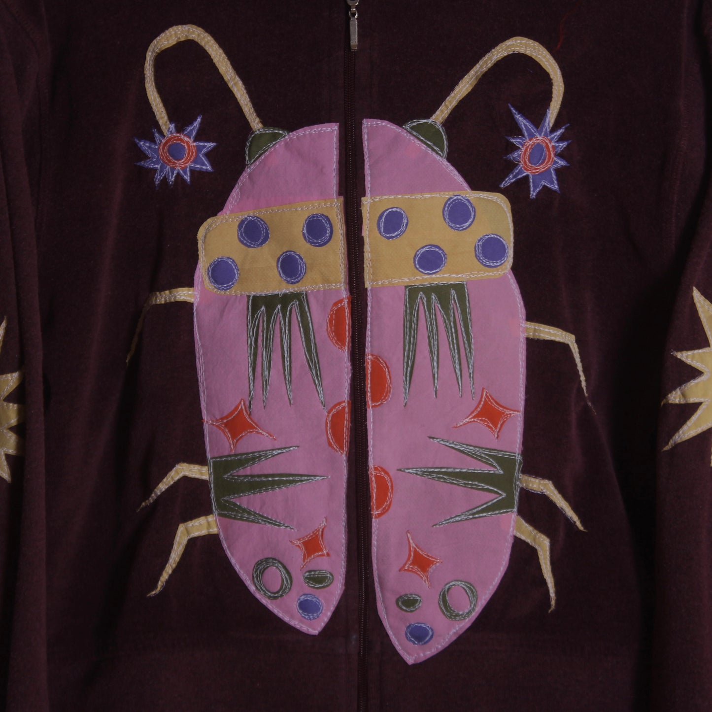 Abstract beetle zipup(medium) - Magg's Rags 