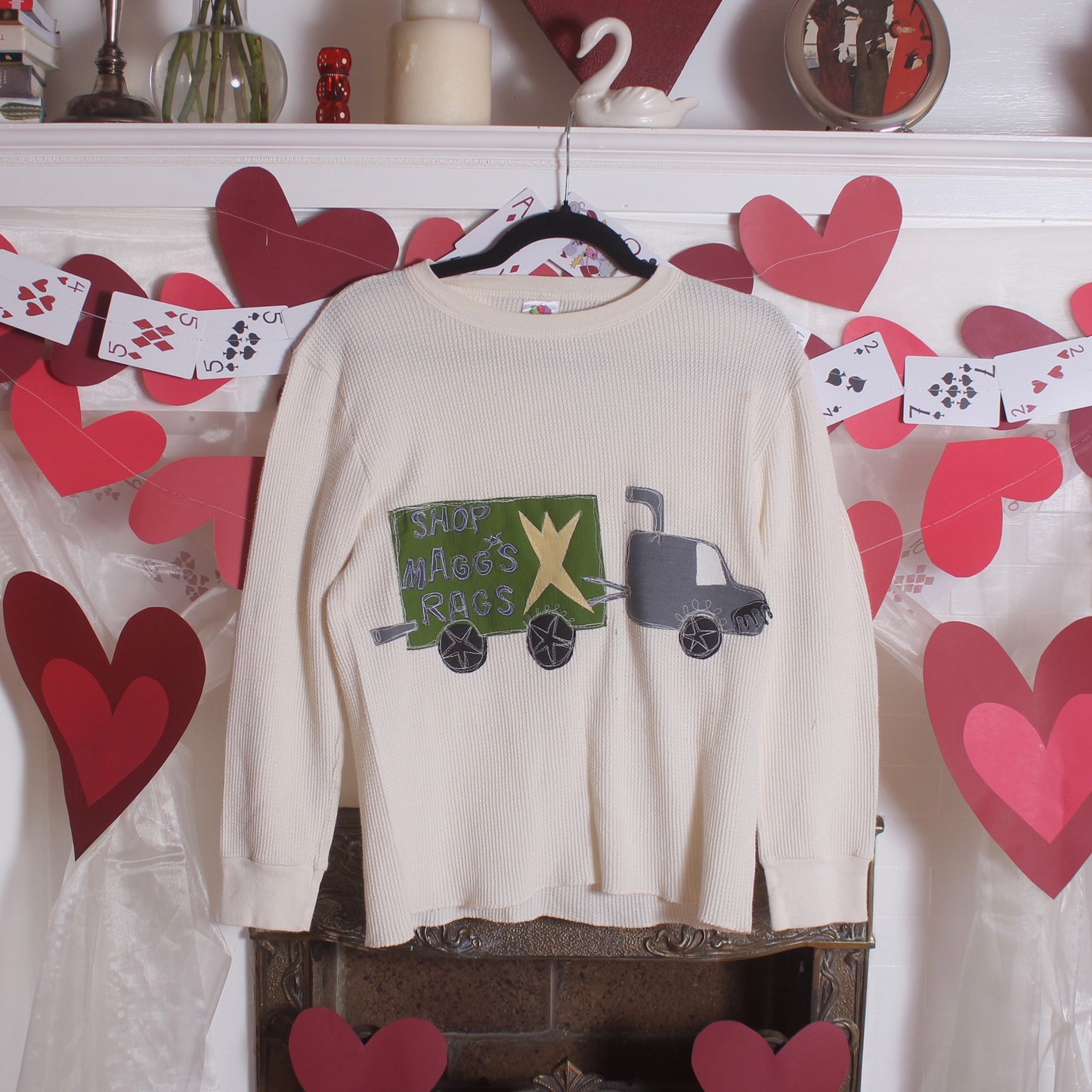 16 wheeler waffle tee(large) - Magg's Rags 