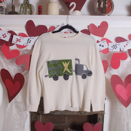 16 wheeler waffle tee(large) - Magg's Rags 