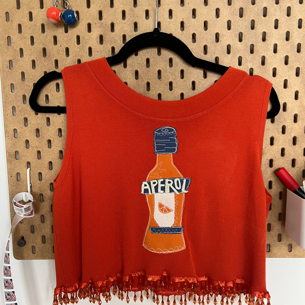 Aperol fringe tank(XL)