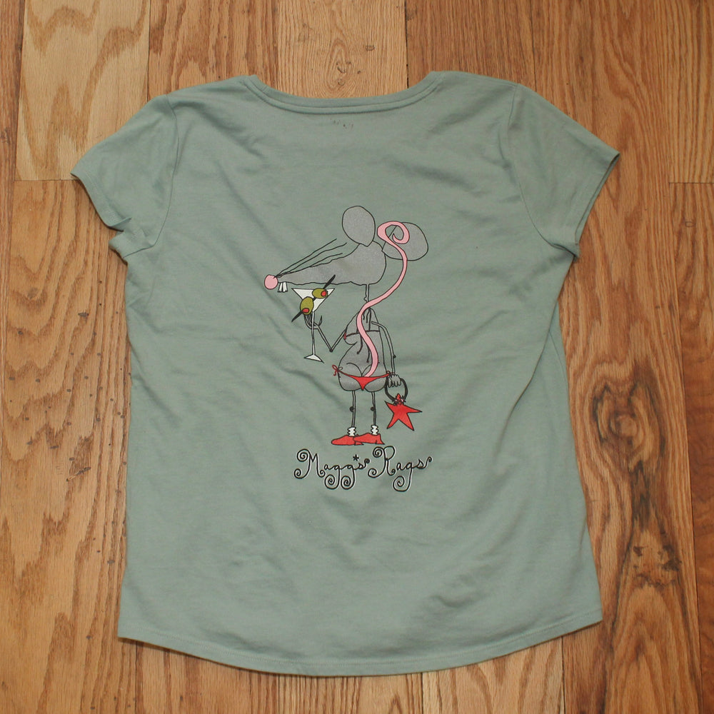 Martini rat front n’ back tee(small)