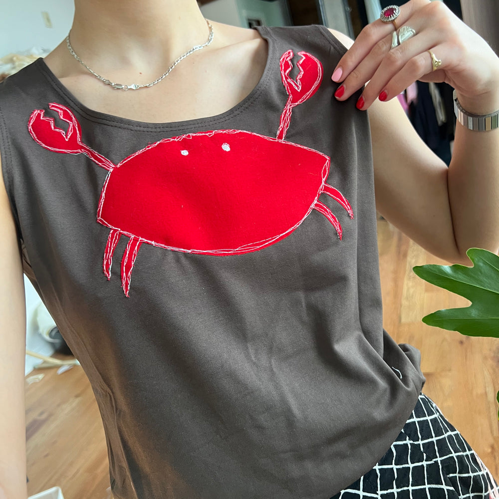 Crab neck tank top(Large)