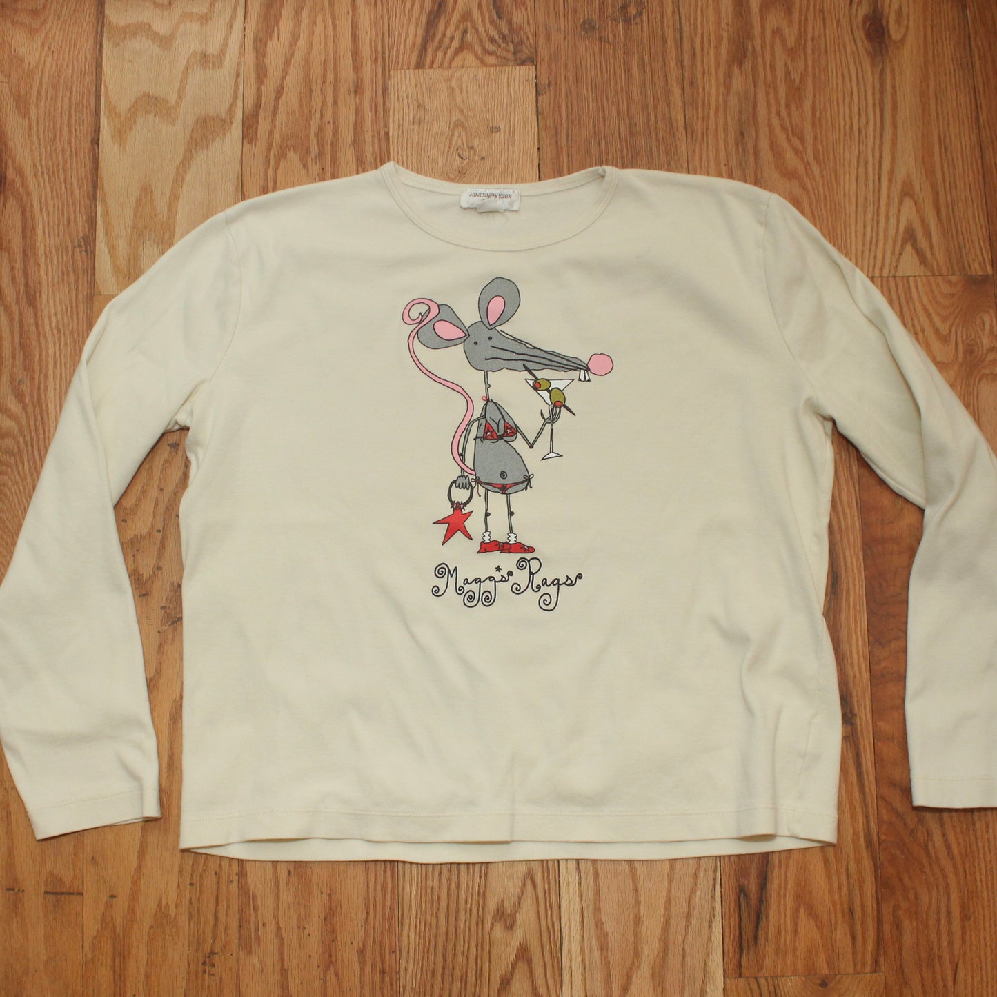 Martini rat front n’ back long sleeve tee