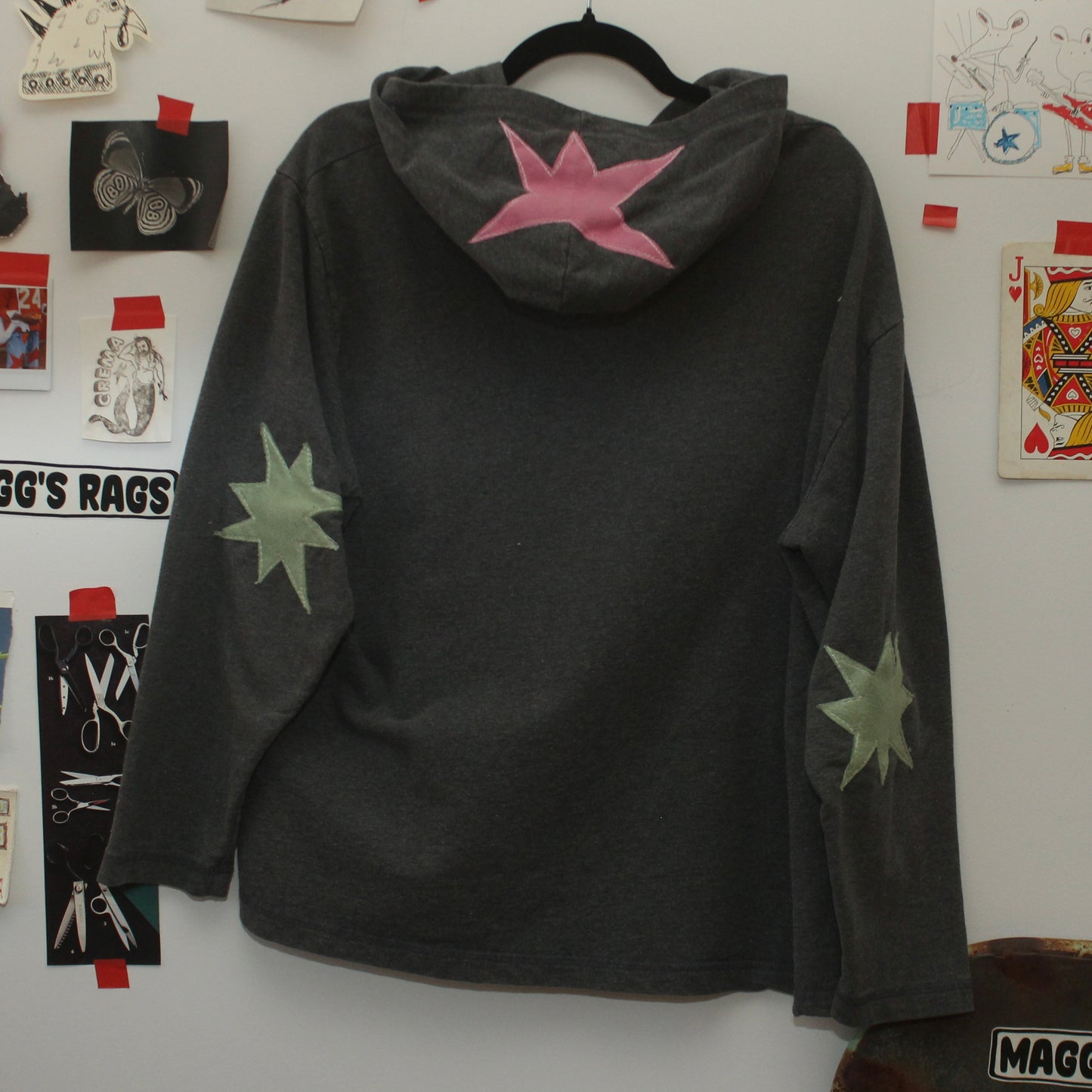 Mystery bug abstract zip up(large)