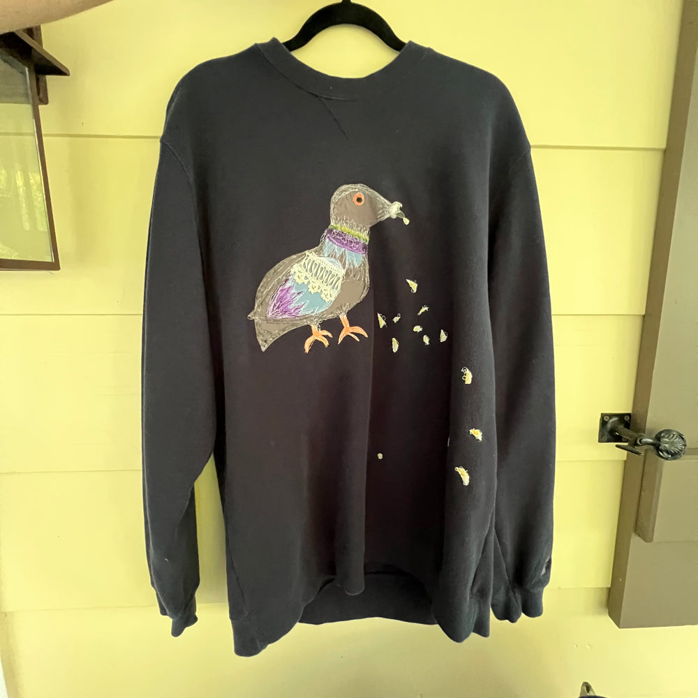 Pigeon n bread crumb crew(XL)