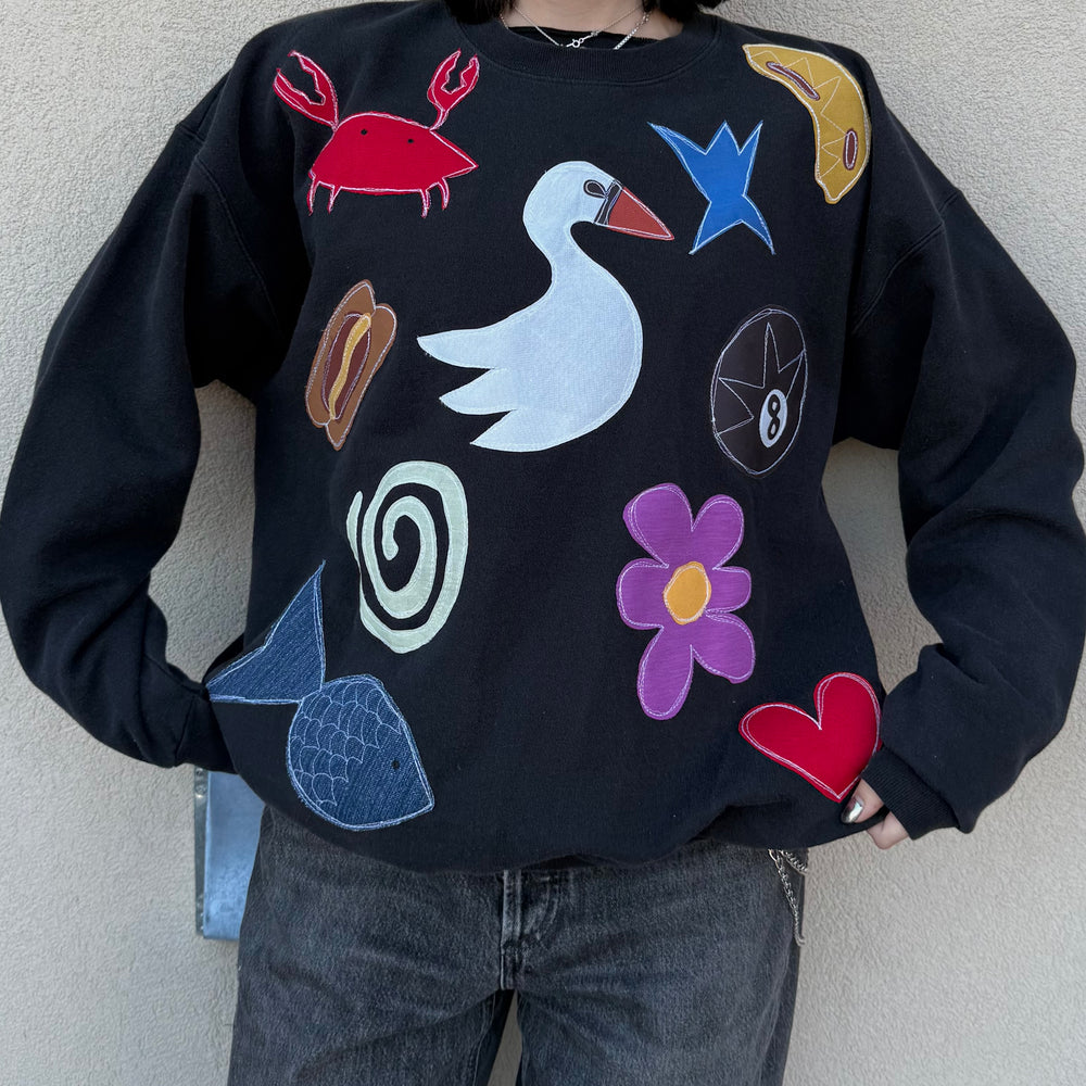 Magg’s Rags icons crewneck(large)