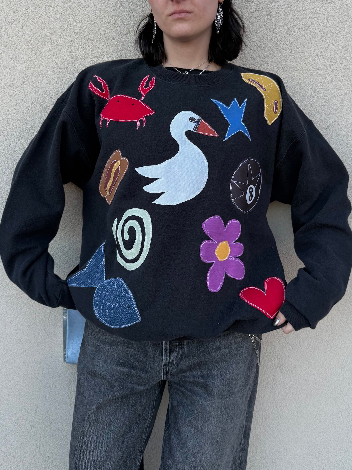 Magg’s Rags icons crewneck(large)