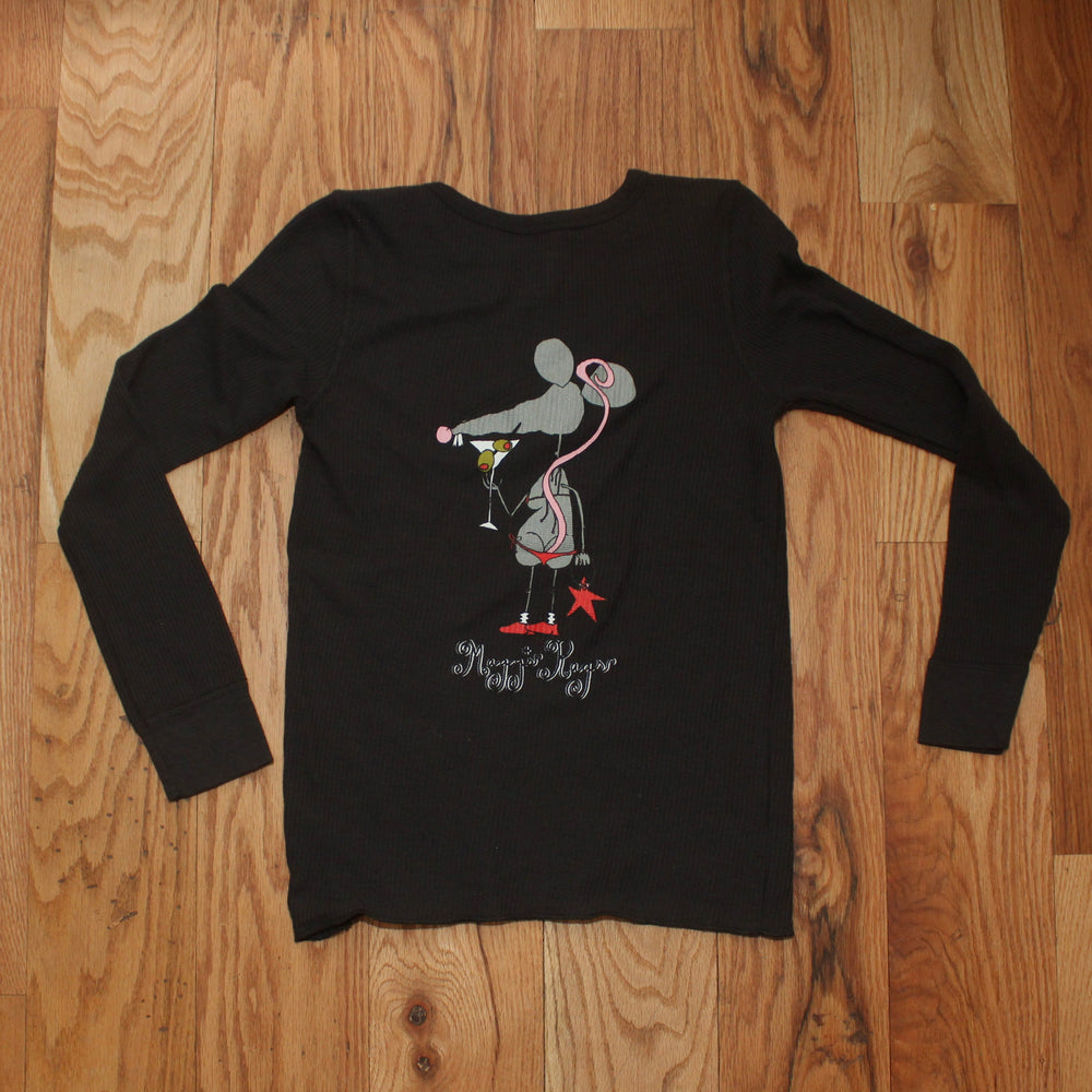 Martini rat front n’ back long sleeve tee(XS)