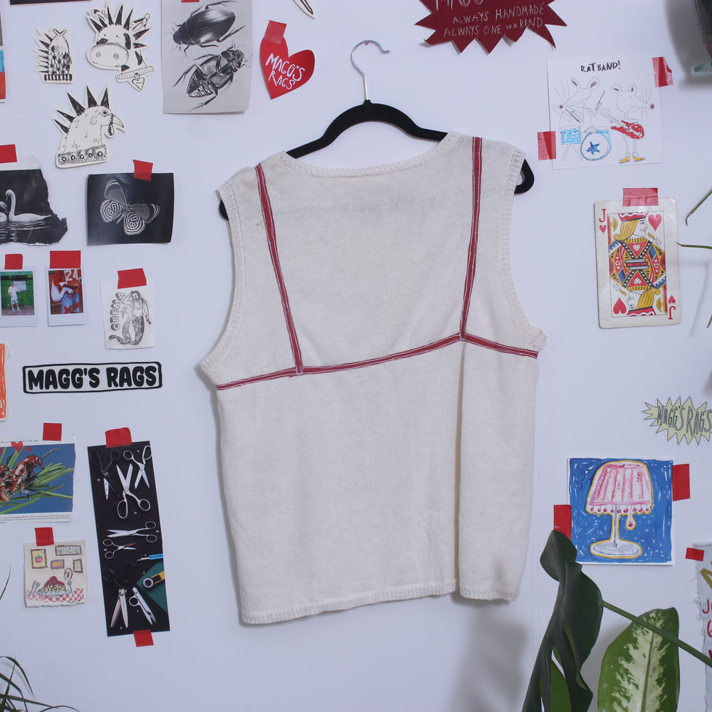 TINY bikini sweater vest(medium)