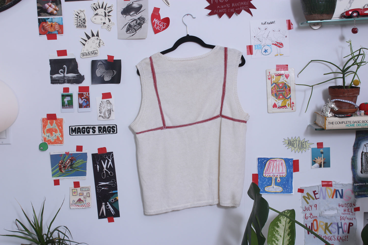 TINY bikini sweater vest(medium)