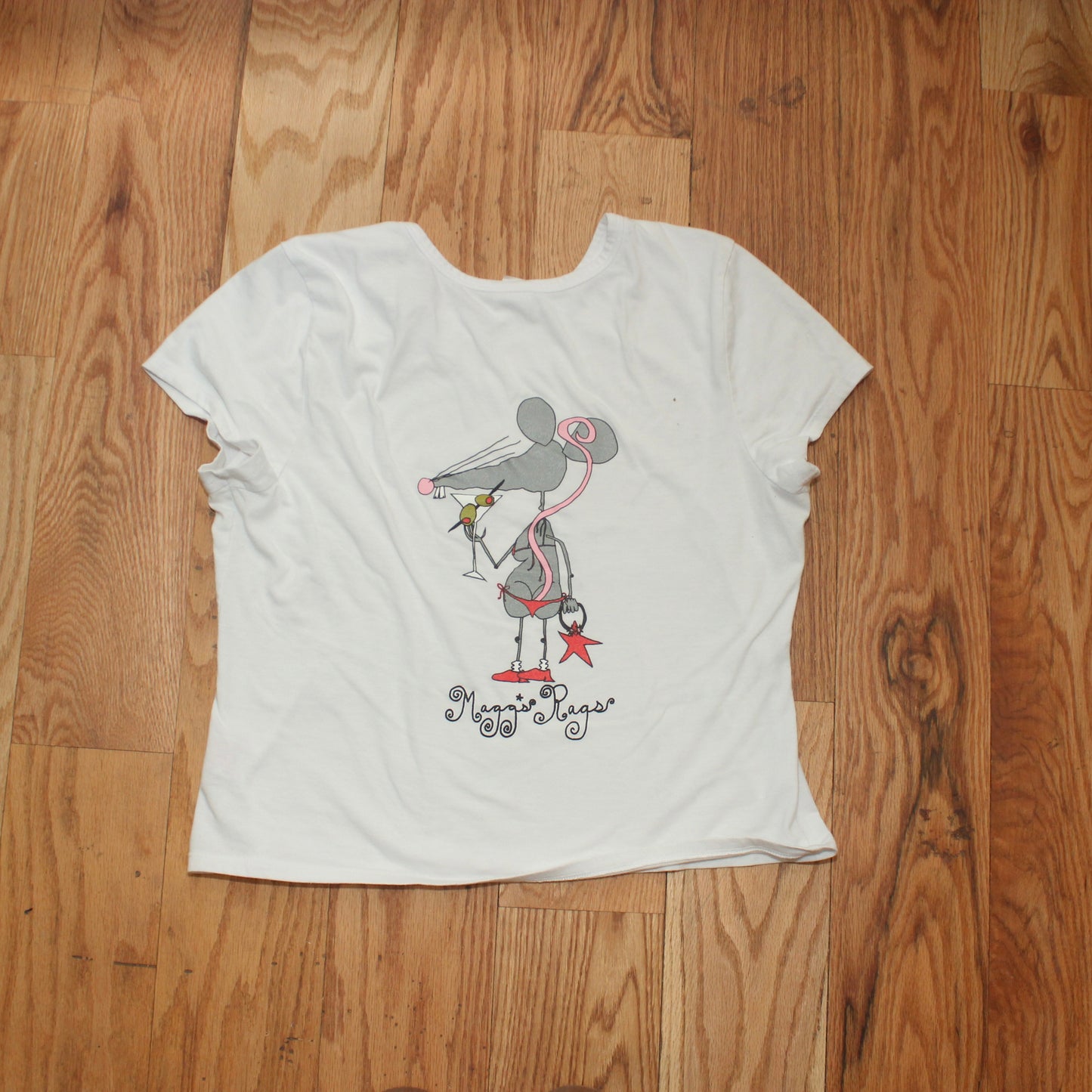 Martini rat front n’ back tee(medium)