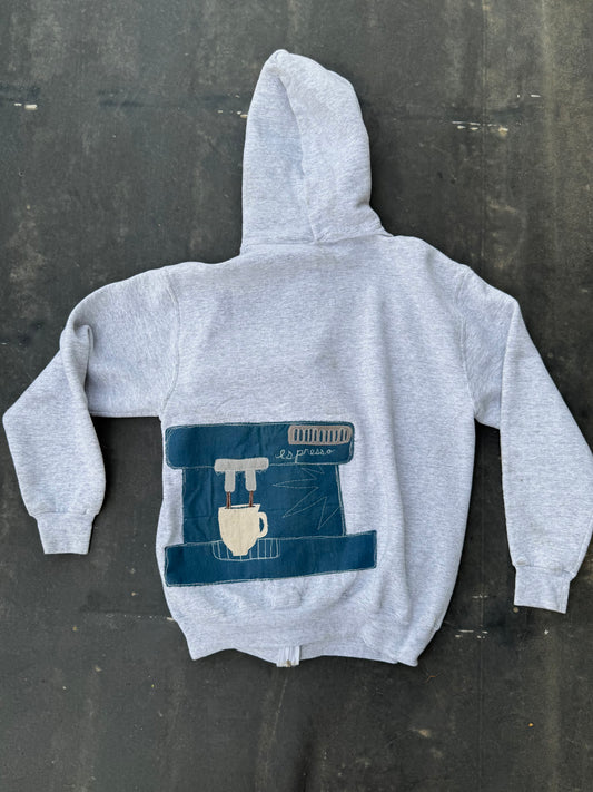 Coffee shop zip-up(M/L)