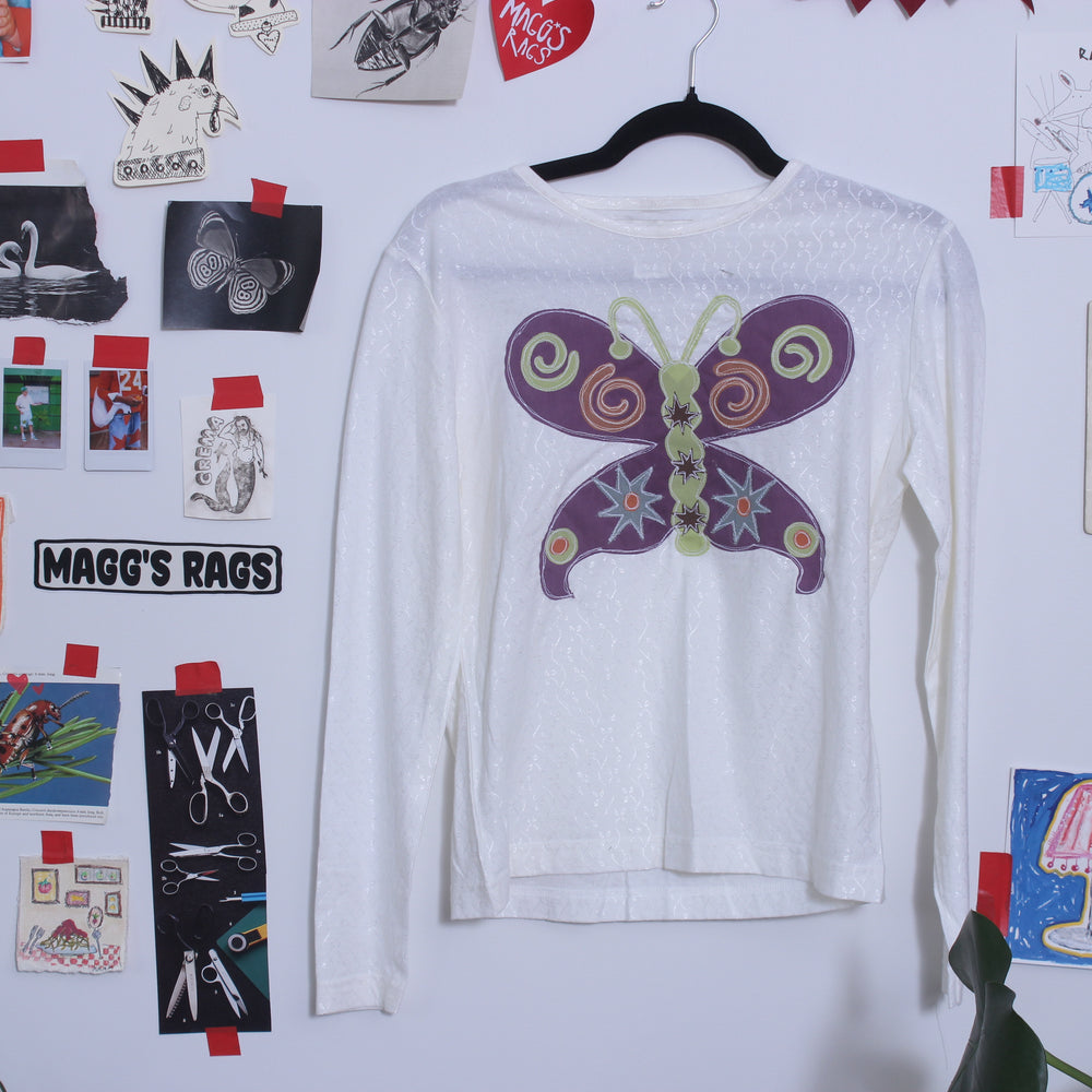 Abstract butterfly tee(medium)