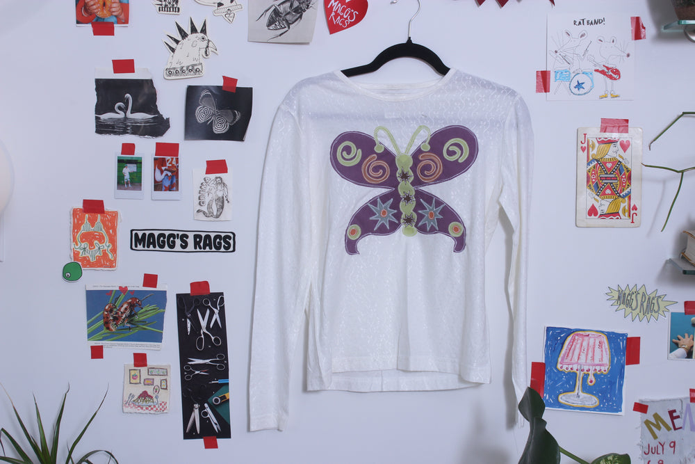 Abstract butterfly tee(medium)