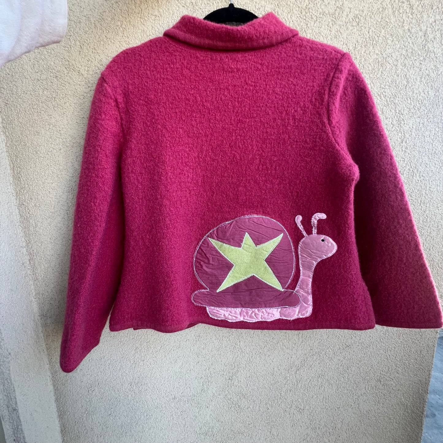 Wool snail cardigan(small)