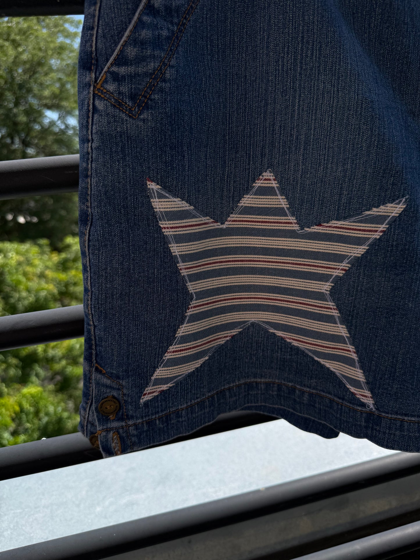 Striped Star jorts(36)