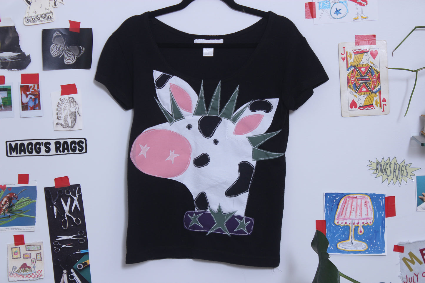 Punk cow tee(large)