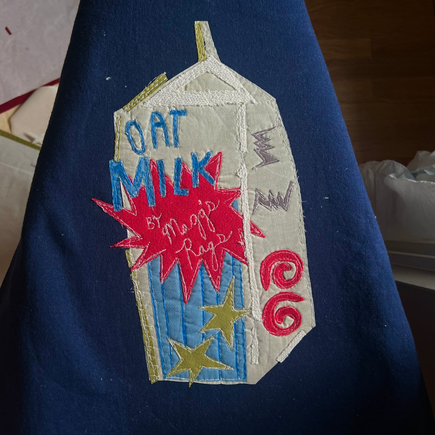 Oat milk crew(large tall) – Magg's Rags