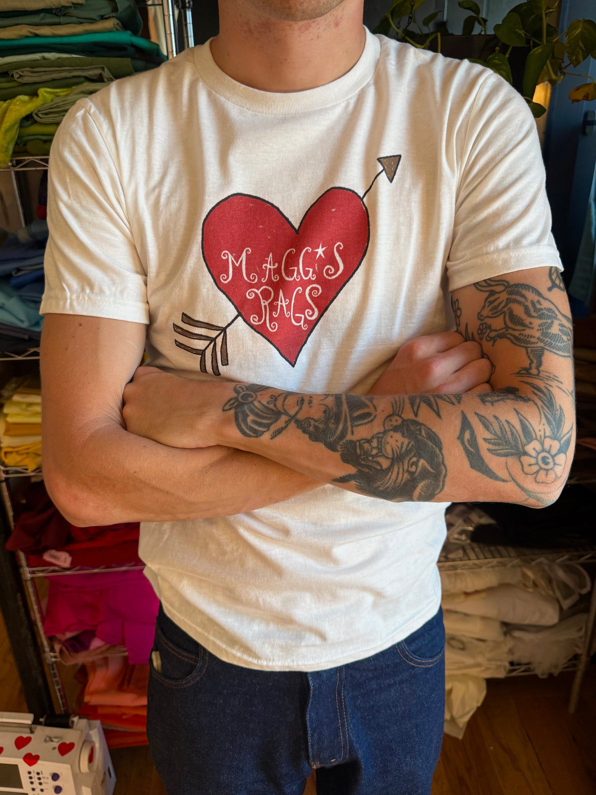 Magg’s Rags heart n’ arrow tee