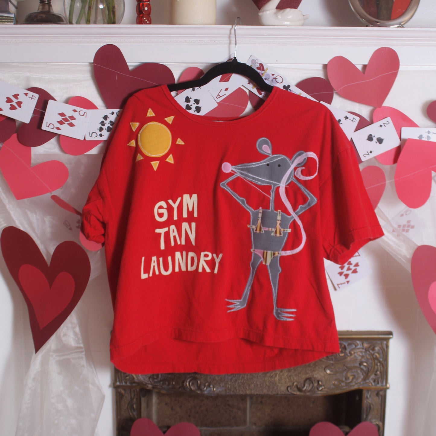 Gym tan laundry rat tee(XL) - Magg's Rags 