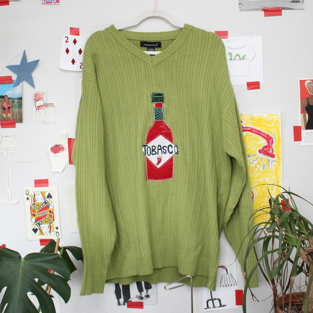 Tobasco sauce sweater