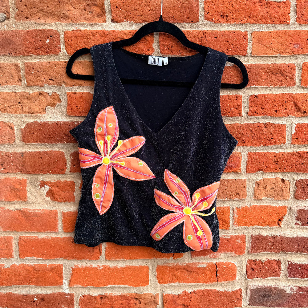 Metallic lily tank(XL)