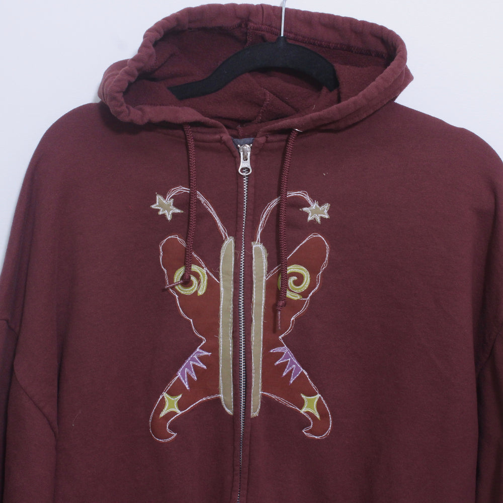 Abstract butterfly zip up(large)