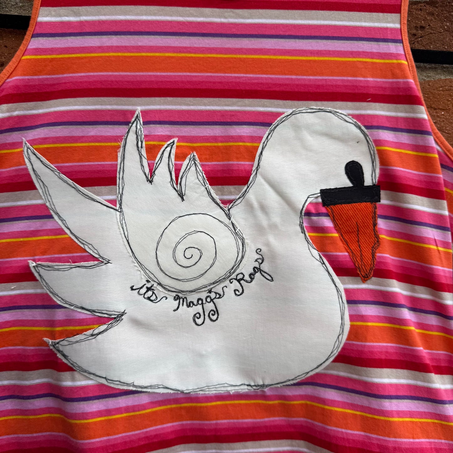 Swan & stripes tank(2XL)