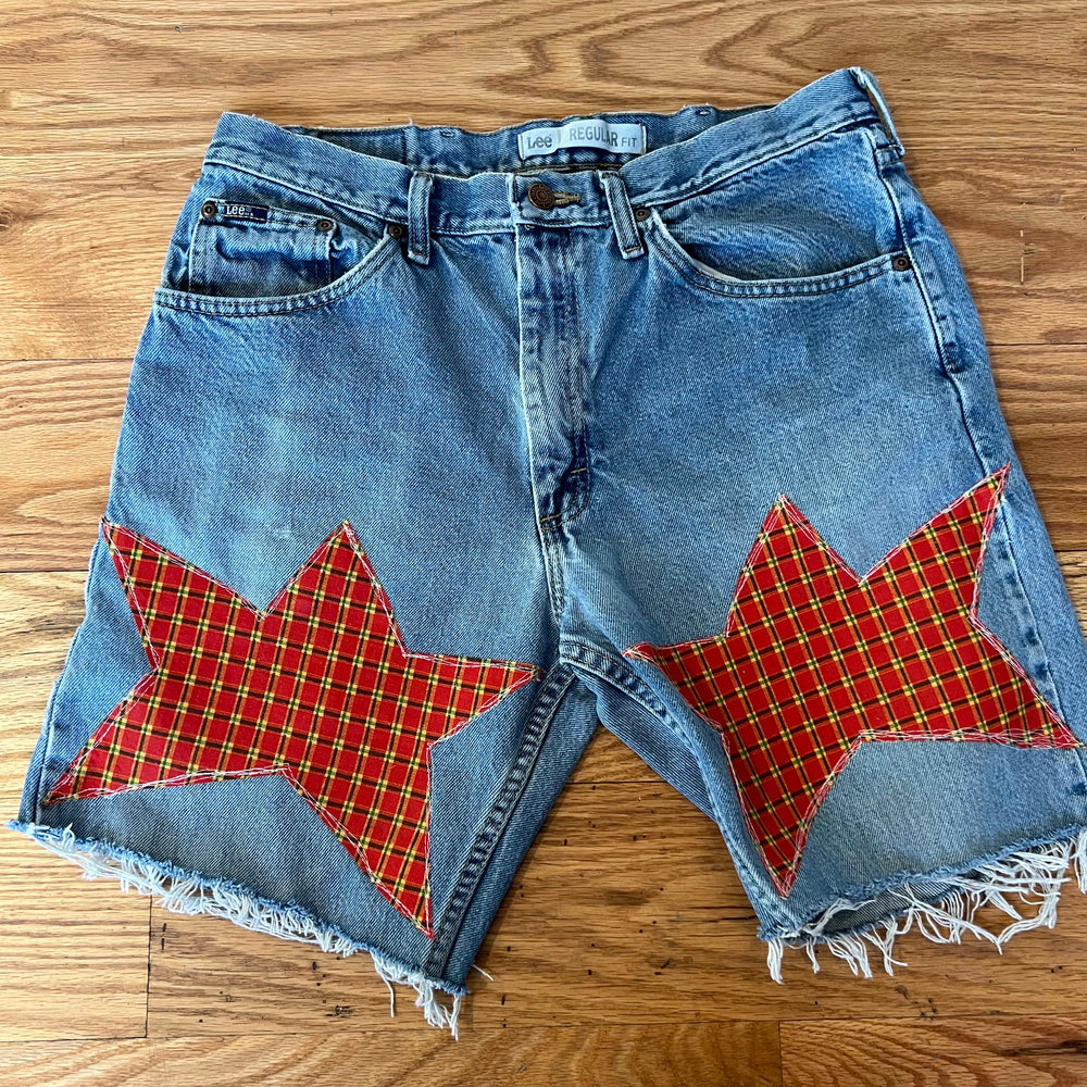 Plaid star jorts!(30)