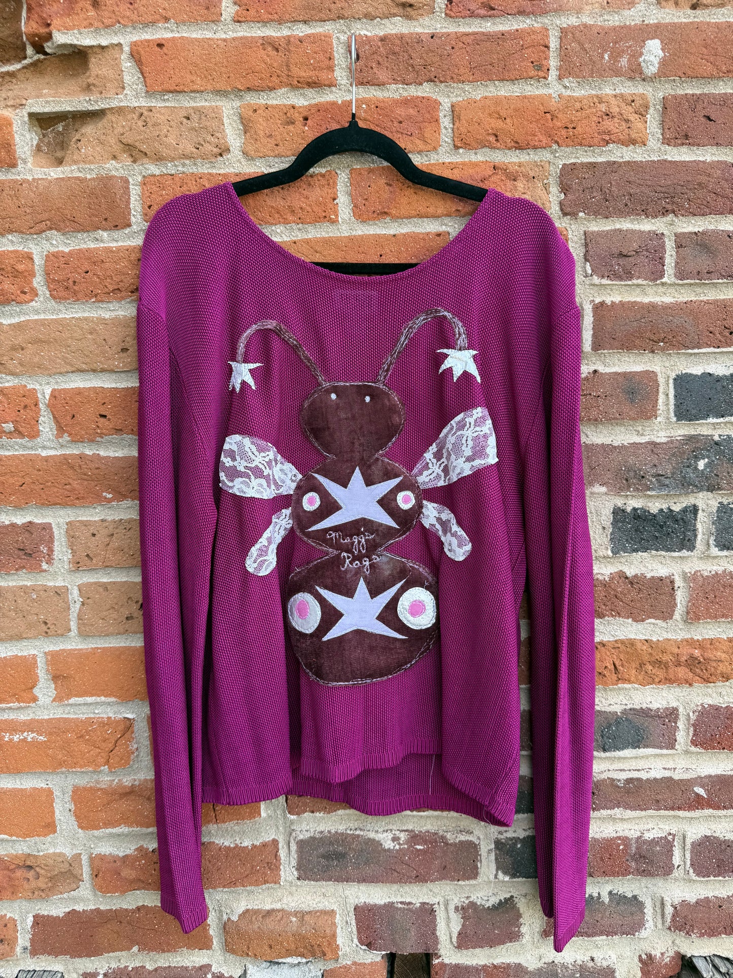 Mystery bug slinky sweater(M/L)