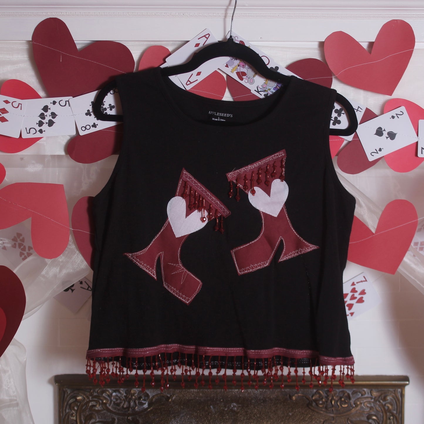 Fringey boots and tank(large) - Magg's Rags 