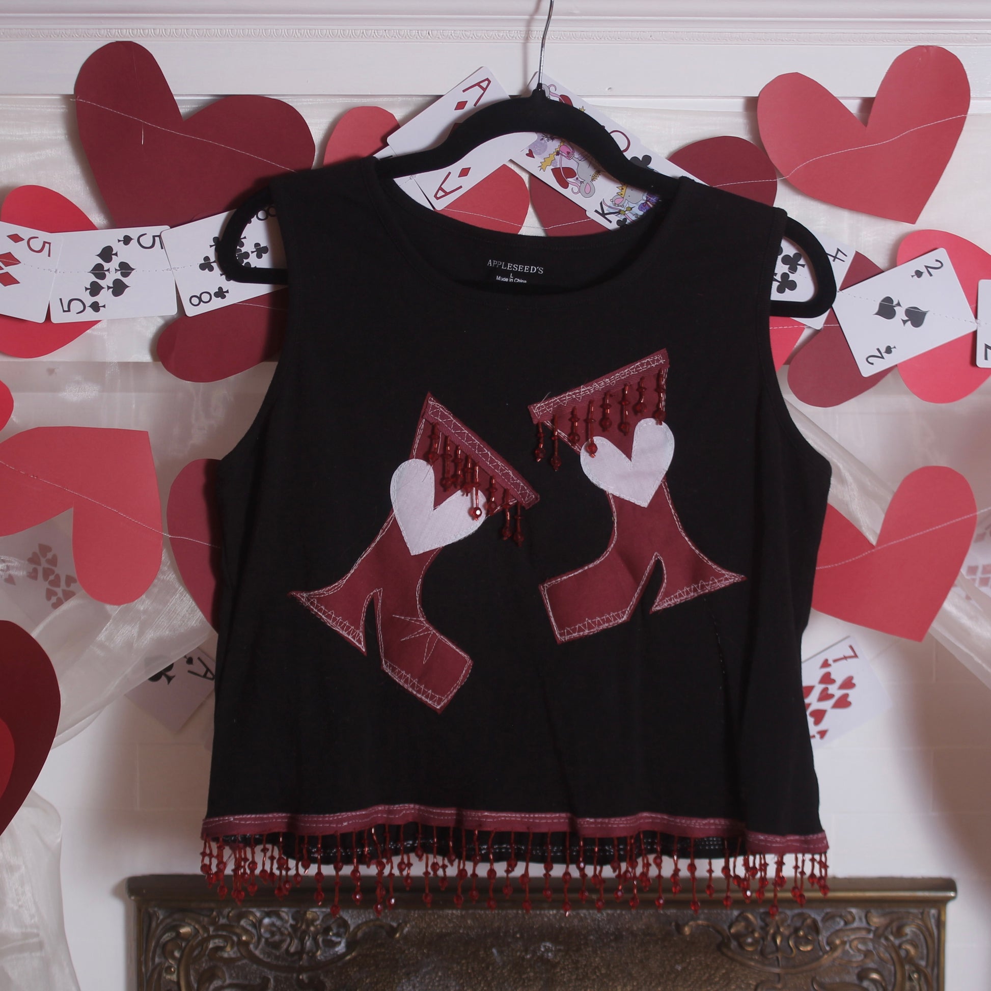 Fringey boots and tank(large) - Magg's Rags 