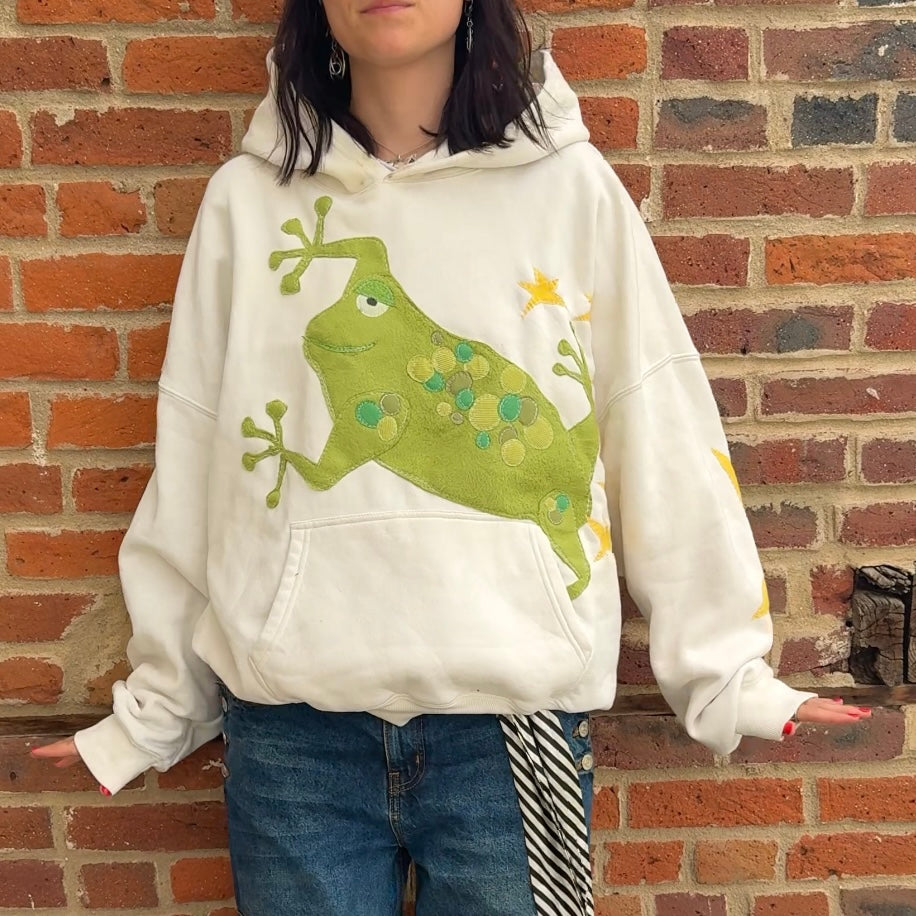 Frogs n’ stars hoodie(XL)