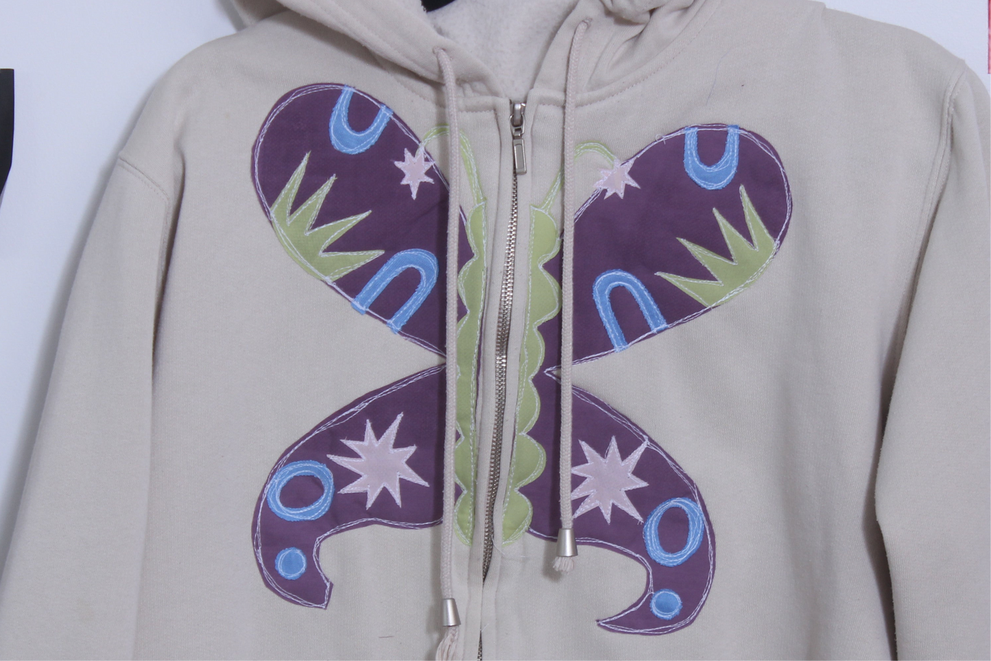 Split front butterfly zip-up(large)