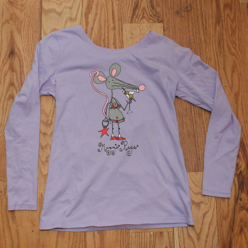 Martini rat front n’ back long-sleeve tee(small)