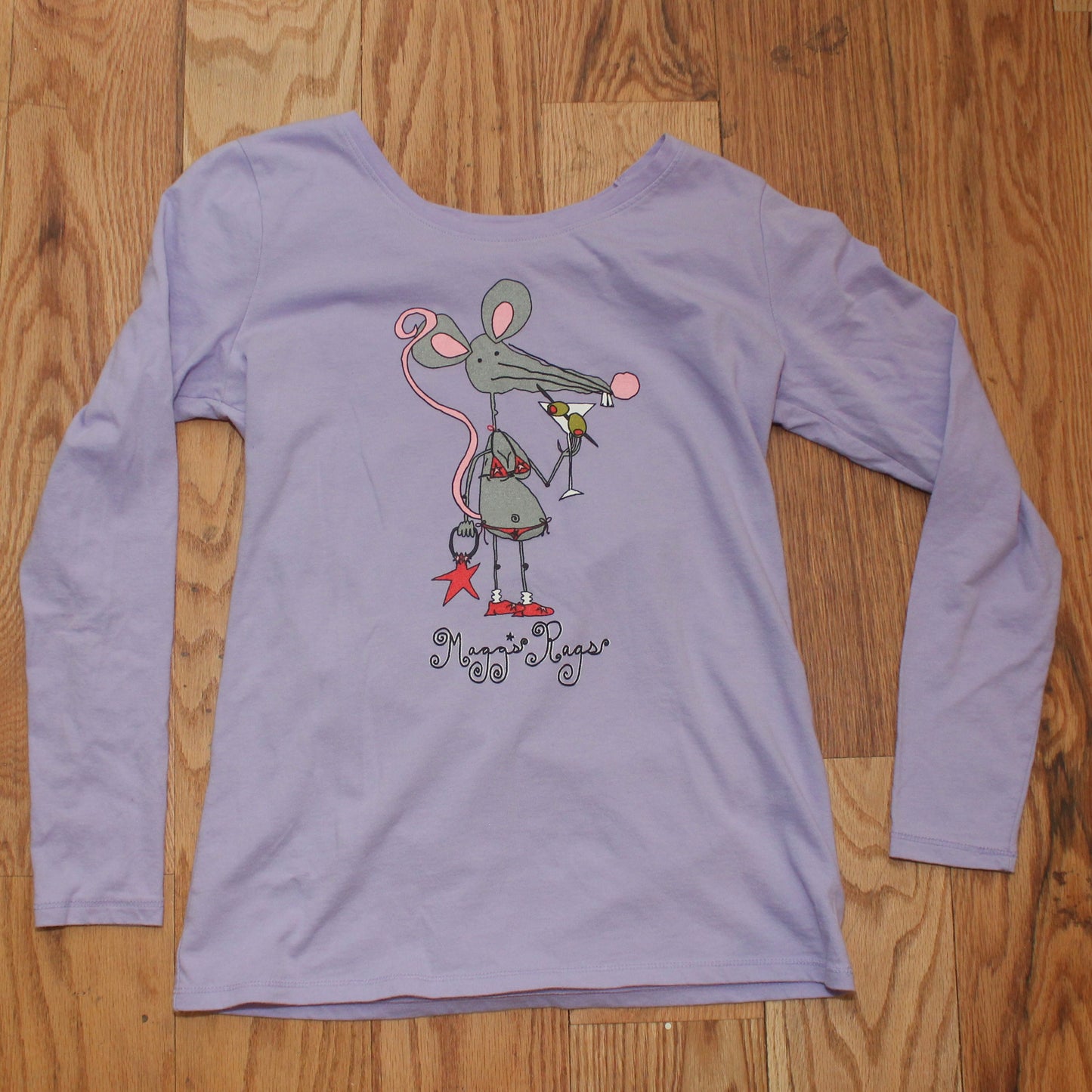 Martini rat front n’ back long-sleeve tee(small)